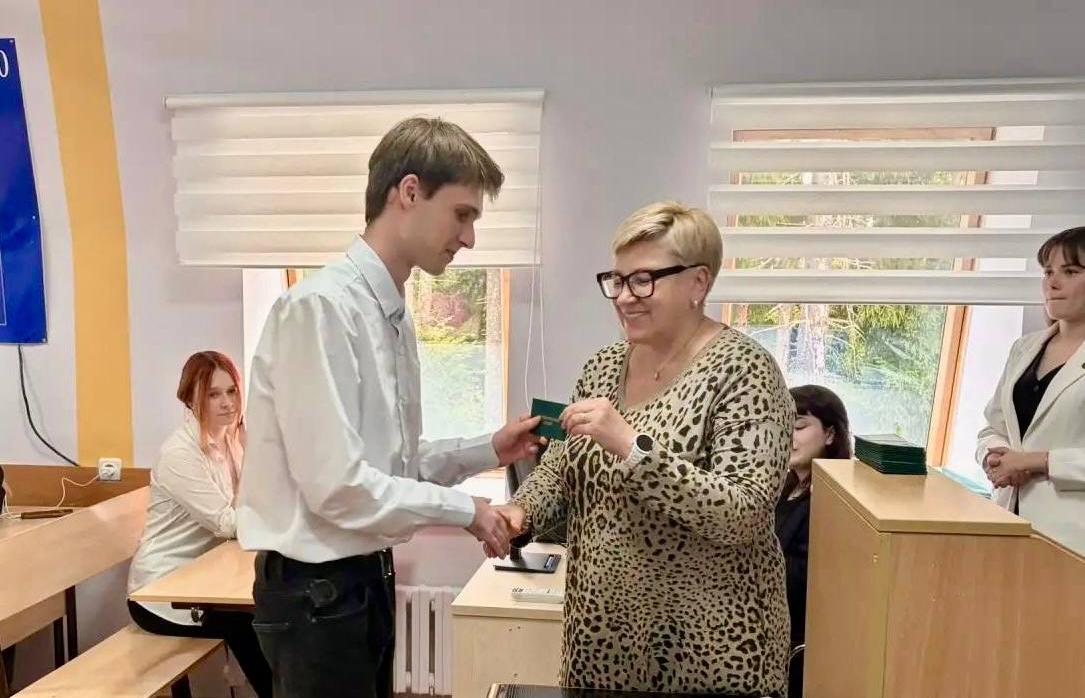 Вручение студенческих билетов
